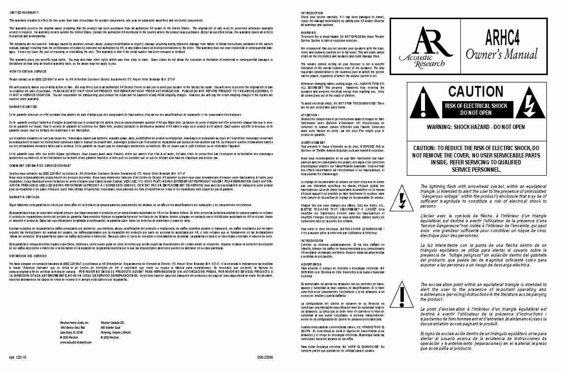 Acoustic Research Home Theater System ARHC4-page_pdf